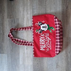 Mickey Disney Parks Merry and Bright Tote Bag